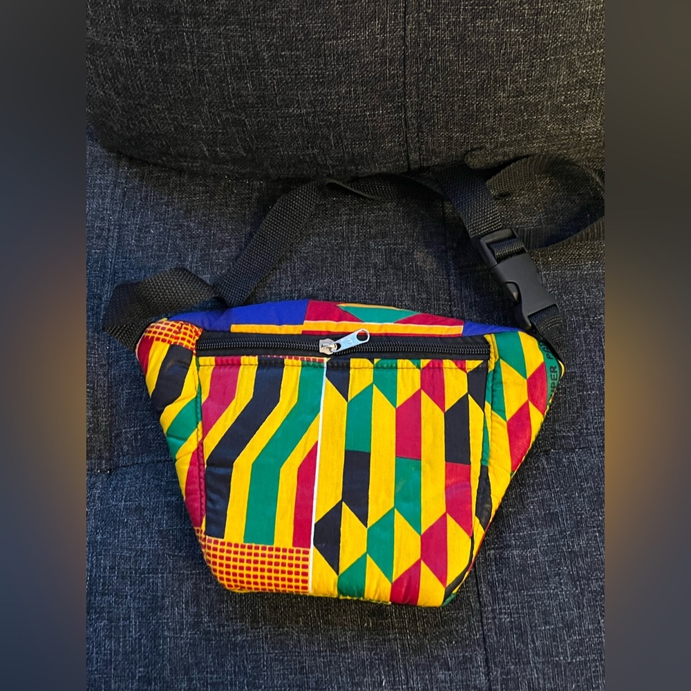 Multicolor Patchwork Fanny Pack - Picture 6 of 6